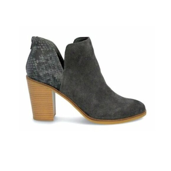 DV by Dolce Vita Shoes - Dolce Vita DV8 Shai Heeled Dark Gray Bootie Boots Shoes Size 9.5 NWOT